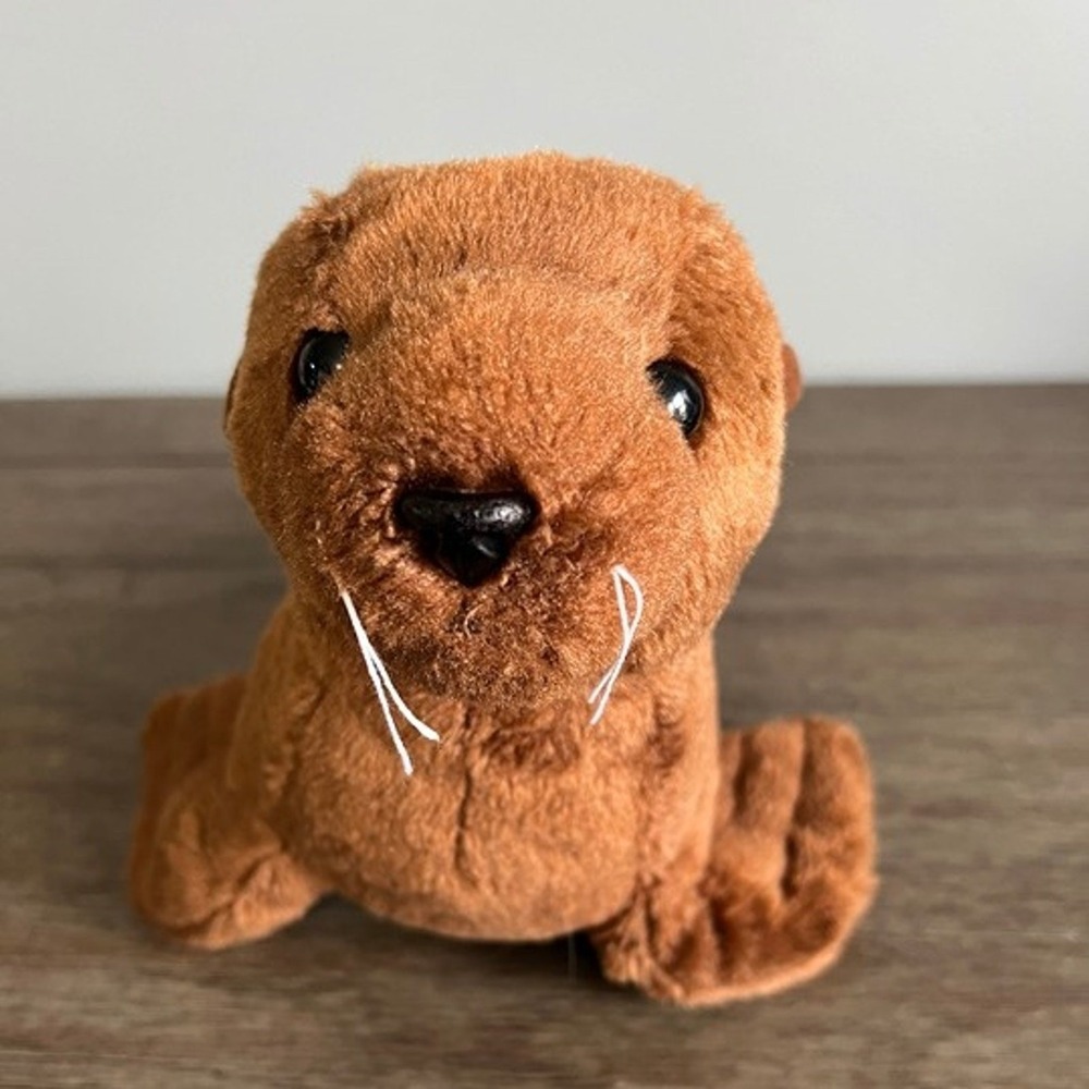 Aurora Destination Nation Sea Lion Plush Brown Stuffed Animal Marine Life Toy